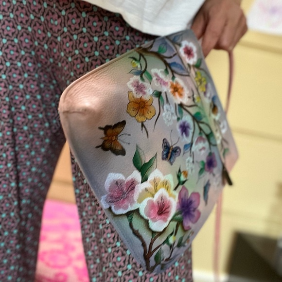 Anuschka hand painted leather bag, never used - Picture 3 of 5